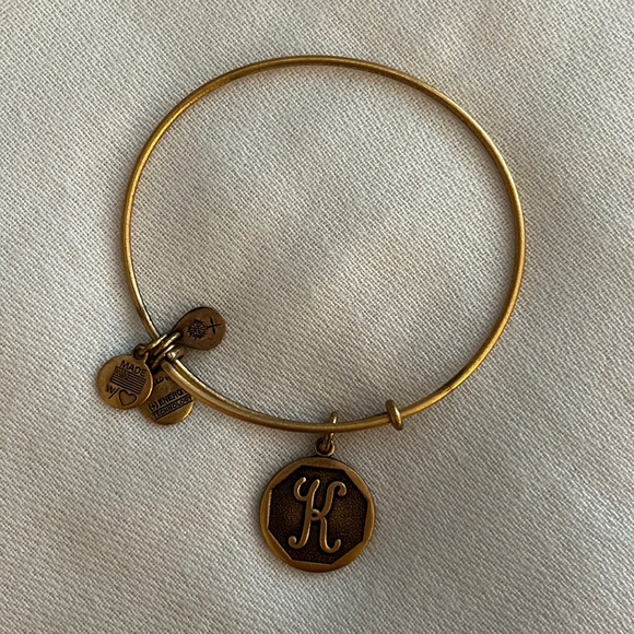 Alex and Ani K Charm Bracelet - Picture 1 of 1